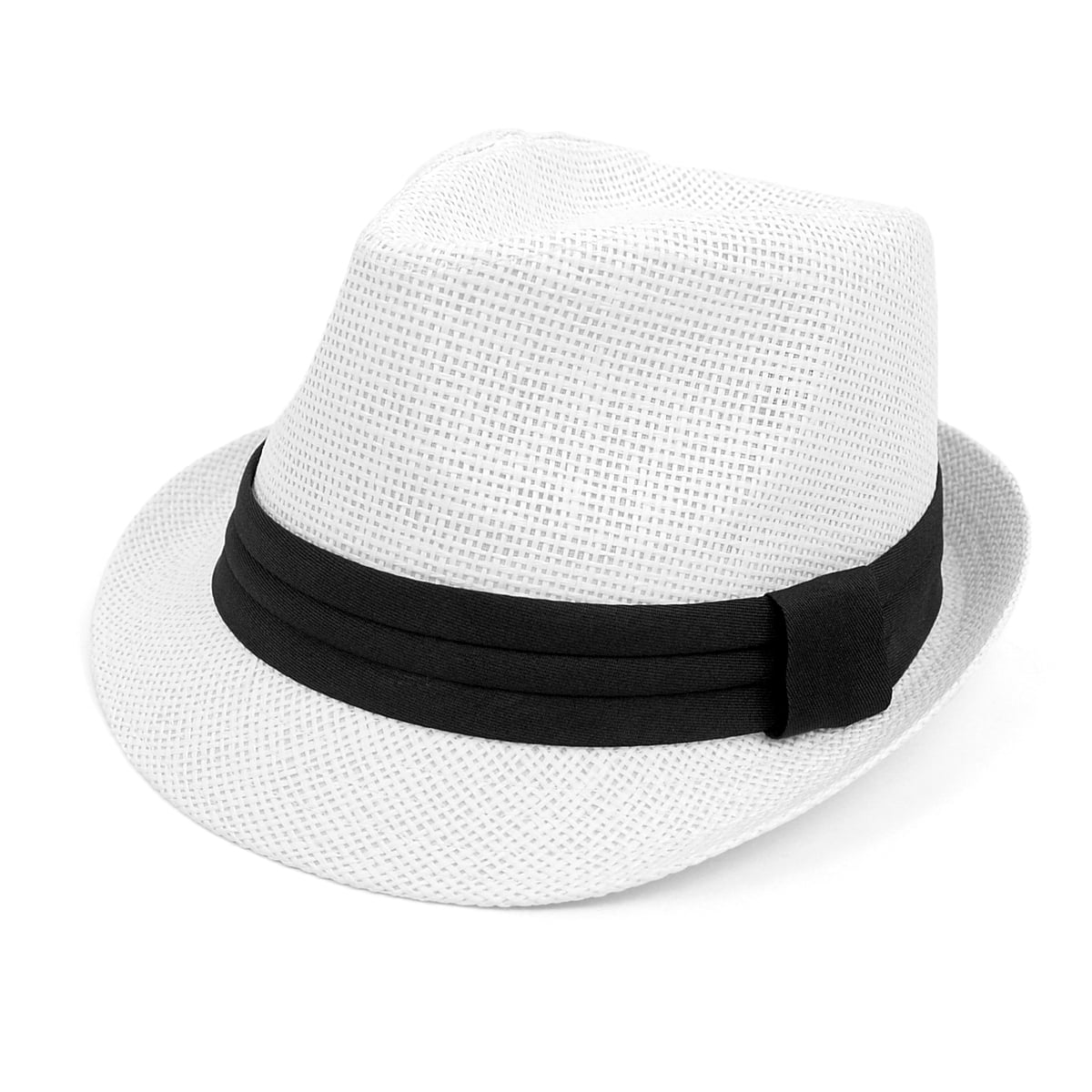 WESTEND Unisex Short Brim Fedora Hats for Men & Women + Panama Hats