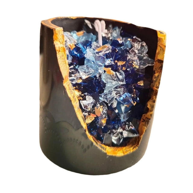 Velas perfumadas pequeñas, aromaterapia, velas de cera de soja, adorno hecho a mano, alivio Azul