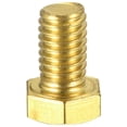 thumbnail image 3 of Unique Bargains Brass Hex Bolts, 3/8-16x5/8' 1 Pack Fully Thread Grade 4.8 Machine Screws, 3 of 4