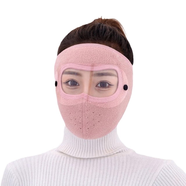 Breathable Full Face Windproof Mask with Eye Protection for Cycling and н( C4X4