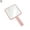 pink, variant on Misterolina Square Mirror with Handle Beauty Make Up Use Accessories Hand Mirror Vanity K2