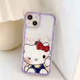 thumbnail image 1 of Funda de teléfono de Hello Kitty Cinnamoroll para IPhone 13, 11, 12 Pro Max, protección de cámara, XS, X, XR, a prueba de golpes, suave, TPU, 2022, 1 of 4