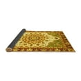 thumbnail image 2 of Ahgly Company Indoor Square Abstract Yellow Modern Area Rugs, 8' Square, 2 of 4