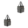 thumbnail image 3 of Enqiretly Portable Knitting Bag Storage Bag Sewing Crochet Hooks Accessories Grey 2Set, 3 of 6