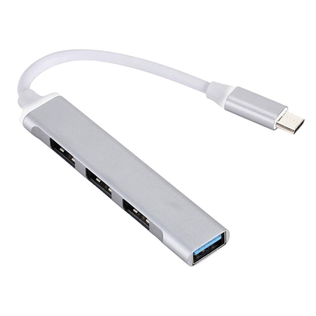Aluminio .0 Adaptador divisor de 4 puertos Super rápido Durable Pta Baoblaze adaptador usb c hub dongle