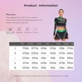 thumbnail image 7 of TiaoBug Women's 2 Piece Cheerleading Outfits Long Sleeve Crop Tops & Dance Skirt Set for Musical Rave Party Royal Blue L, 7 of 7