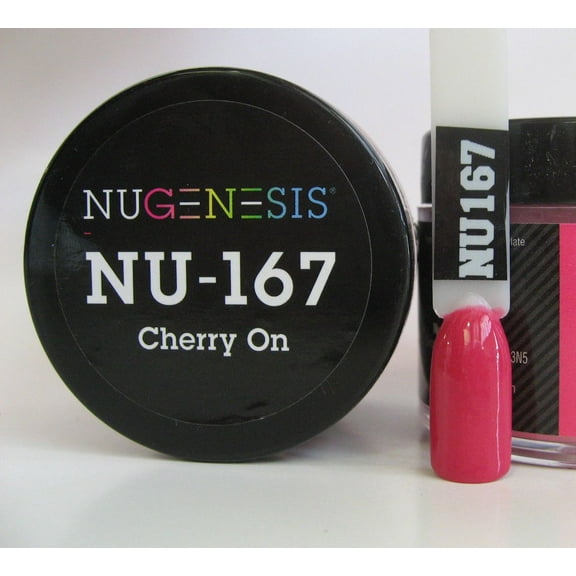 NUGENESIS Nail Color Dip Dipping Powder 1oz/jar - NU167 Cherry On