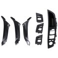 thumbnail image 3 of 7PCS Right Hand Drive RHD For 5 Series F10 F11 Car Interior Door Handle Inner Panel Pull Trim Cover Armrest,3 x Passenger handle 3 x Window lift button 1 x Driver side glass lift switch frame, 3 of 8