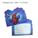 thumbnail image 3 of Tarjetas de agradecimiento de invitación de boda con temática de Spiderman de Marvel, tarjetas de feliz cumpleaños para niños, suministros de decoración para fiestas, conjunto de regalos para niñas y, 3 of 4