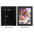 thumbnail image 5 of Premium Ebony Solid Wood Picture Frame, 6 x 8, 5 of 8