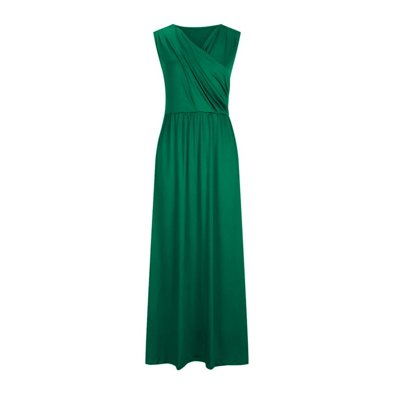 Green Juniors V Neck Formal Date Night Evening Going Out Concert Homecoming Dress for Women Sleeveless Slimming Tunic Basic Maxi Long Summer Fall 2026 Clothing M - Walmart.com Green Juniors V Neck Formal Date Night Evening Going Out Concert Homecoming Dress for Women Sleeveless Slimming Tunic Basic Maxi Long Summer Fall 2026 Clothing M - Walmart.com