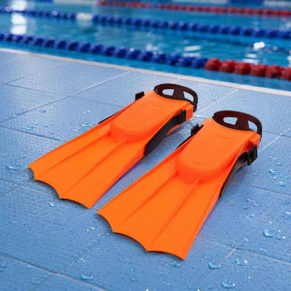BESTYASH 1 Pair Orange for Adults, Comfortable Fit Snorkeling and Diving Gear, Versatile Water Sports Accessories