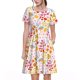 thumbnail image 1 of Balery Colorful Floral Vestidos sueltos de manga corta para mujer, vestidos de verano 2025, vestidos casuales de corte A con vuelo., 1 of 6