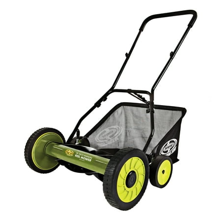 Sun Joe MJ501M-RM 18-Inch Manual Reel Mower with Grass Catcher
