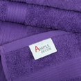 thumbnail image 6 of Ample Decor Bathroom Towel Set of 18 - 4 Hand Towel, 4 Bath Towel, 10 Wash Cloths - Purple, 6 of 7