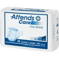 thumbnail image 3 of Attends Healthcare Products 40013100 White Extra Large Care Adult Moderate-Absorbent Incontinence Brief, Pack of 60, 3 of 3
