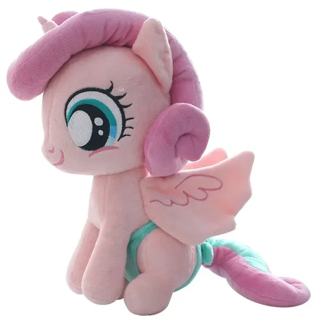 Lnyulong Genuine My Little Pony Plush Toy Universe Princess Moon Princess Nightmare Month Crane Machine Anime Plush Children Gift Silver