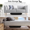 thumbnail image 6 of 14 Position Floor Recliner Chair, Ergonomic Back Support Sleeper Bed, Padded GamingSofa for Adults Living Room Bedroom, Black, 6 of 6