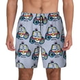 thumbnail image 3 of Uemuo Police Car Pattern Mens Swim Trunks Quick Dry Board Shorts with Mesh Lining, Stretch Beach Shorts Quick Dry No-Chafing Board Shorts-Medium, 3 of 9
