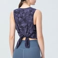 thumbnail image 2 of Ropa de yoga de malla, camiseta sin mangas, chaleco de fitness holgado para mujer, top deportivo para correr, 2 of 5