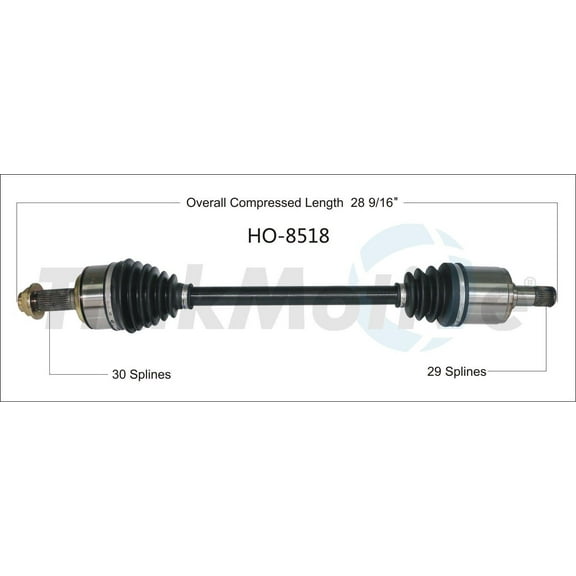 CV Axle Shaft Fits select: 2010-2011 HONDA ACCORD CROSSTOUR, 2012 HONDA CROSSTOUR