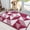 Burgundy, variant on Door Mat Indoor Entrance Washable 36x24, Odor-Free Low-Profile Front Back Geometric Doormat, Absorbent Resist Dirt Entry Carpet, Easy to Clean Sturdy Inside Floor Mats for Entryway, Black