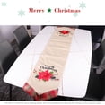 thumbnail image 1 of Maoww Merry Christmas Table Runner Red Flower Tablecloth Reusable Tableware Dining Hall Linen Cover Ornament Indoor Home Party, 1 of 6