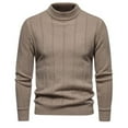 thumbnail image 2 of Mens Sweaters and Pullovers Crewneck Sweater Soft Casual Sweaters for Men Classic Pullover Sweaters with Ribbing Edge Winter Thermal Sweater, 2 of 8