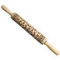 thumbnail image 3 of Christmas Themed Embossed Rolling Pin for Baking and Design with Engraved Patterns, 3 of 5
