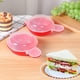 thumbnail image 5 of 2 juegos de cocina para huevos de microondas, herramienta de cocina de 1 minuto de huevo rápido de hamburgo (rojo y claro), 5 of 8