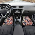 thumbnail image 3 of Paisley Print Car Floor Mats 4 Pieces Car Floor Mats Full Set, All Weather Mats for SUV Sedan Trucks, 3 of 5