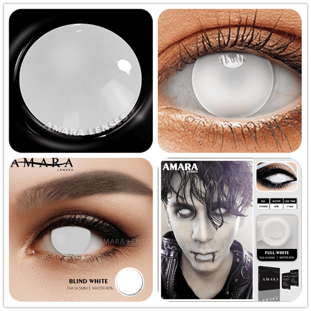 AMARA-lentes de contacto de Anime para ojos, serie AYY, maquillaje Sharingan, belleza, cosmética, Color, 2 piezas