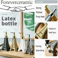 thumbnail image 2 of European Paris Eiffel Tower Decor Ceramic Hand Lotion Dispenser Soap Dish Pump - Embossed Lattice Perfume Bathroom Bottle for Kitchen Sink-Gold, 2 of 8