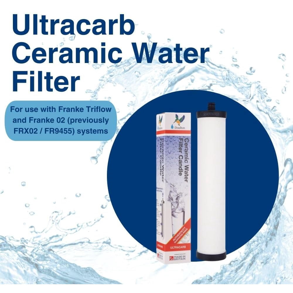 Doulton W9223021 UltraCarb Ceramic Water Filter Candle, White, Pack of 1