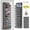 Gray, variant on Over the Door Shoe Organizer 10-Pocket with 18 Travel Bags & 1 Washing Bag, Hanging Shoe Rack for Boots, Space-Saving Storage