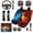 Ice and Fire, variant on XYZCANDO Spider Web 14 Pack Car Seat Covers Full Set Steering Wheel Cover Auto Center Console Pad Seat Belt Pads Headrest Covers Cup Coasters for Most Cars SUVs Sedans