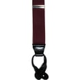 thumbnail image 3 of CTM  Elastic Button End Dress Suspenders with Silver Hardware (Men Big & Tall), 3 of 3