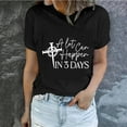 thumbnail image 2 of LYXSSBYX Tshirts Shirts for Women Easter Printed Short Sleeved Casual Loose Top Short Sleeved Round Neck Top/shirt, 2 of 5