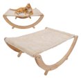 thumbnail image 4 of Elevated Cat Swing Bed, Breathable Foldable All Seasons Stable Washable Elevated Cat Bed  For Cats For Kittens, 4 of 8