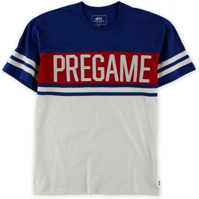 Ecko Unltd. Camiseta con adornos de bloques de colores Pregame para hombre, azul, extragrande