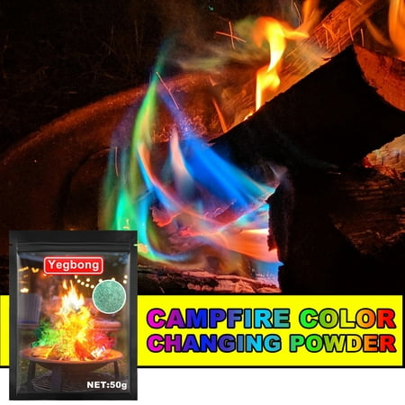 KKCXFJX Lightning Deals of Today,Multicolor Fire Flame Color Discoloration Powder Atmosphere Layout Party Supplies Scene
