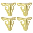 thumbnail image 3 of 4 piezas ahuecadas patas para sofá, muebles, patas de , reempzo de piezaza para sofá, sil, sofá de pzas, tocador y decoración Oro 12cm Macarena  Patas para gabinetes de sofá, 3 of 7