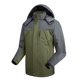 thumbnail image 2 of Chaqueta polar resistente al viento para hombre Invierno Deporte al aire libre Chaqueta de esquí imp Abanopi Chaqueta cortavientos, 2 of 7