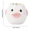 thumbnail image 3 of Lindo Pollo Ceramicet Separador Reutilizable Herramienta Filtro () Rosa Blanco, 3 of 5