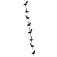 thumbnail image 3 of Cadenas de protección contra aves para canaletas, recolectores de agua de lluvia de metal para exteriores 8 pájaros, 3 of 9