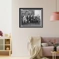 thumbnail image 3 of Historic Framed Print, Allen Tate, Léonie Adams, T.S. Eliot, Theodore Spencer, Robert Penn Warren in Whittall Pavilion, Library of Congress, Washington, 17-7/8" x 21-7/8", 3 of 9