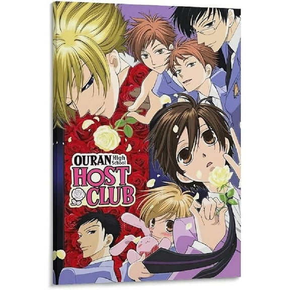 GUNKY Ouran High School Host Club Anime Poster Poster Decorative Painting Canvas Wall Art Living Room Posters Bedroom Painting 20x30inch(50x75cm)