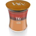 thumbnail image 3 of WoodWick Medium Hourglass Candle, Autumn Harvest - Premium Soy Blend Wax, Pluswick Innovation Wood Wick, Made in USA, 3 of 5