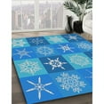 thumbnail image 2 of Ahgly Company Indoor Rectangle Patterned Blue Novelty Area Rugs, 5' x 8', 2 of 6