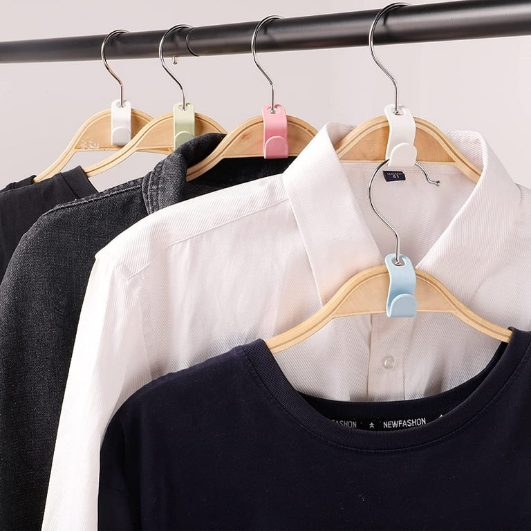 Clothes Hanger Connector Hooks Closet Shirt Tie Cascading Space
